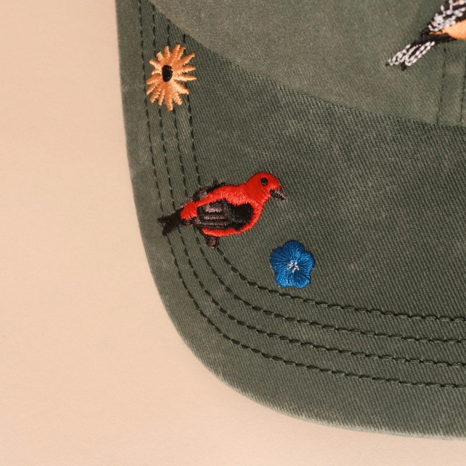 Backyard Birds Washed Hat - Image 4