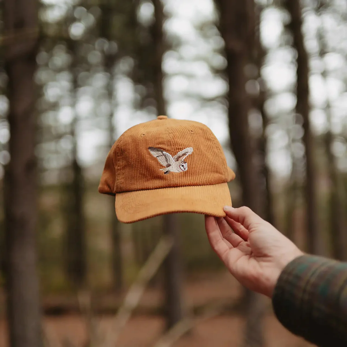 Barn Owl Corduroy Hat - Image 5