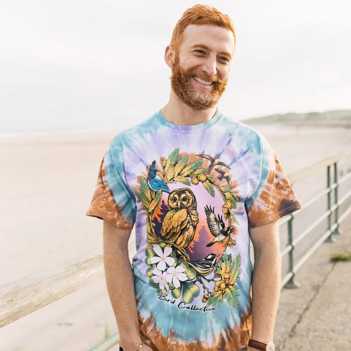 California Forests Tie Dye Tee - Image 4