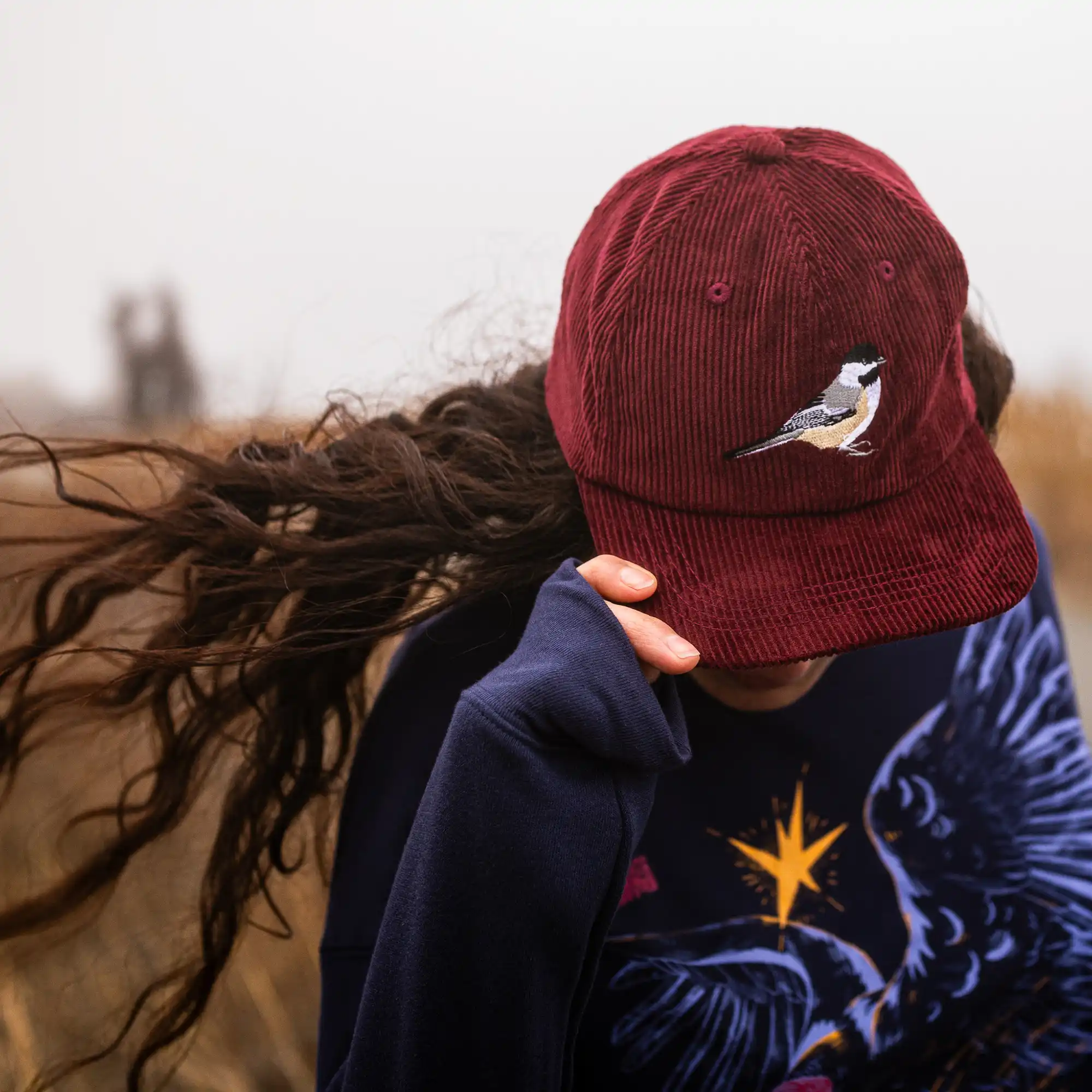 Chickadee Corduroy Dad Hat - Image 3