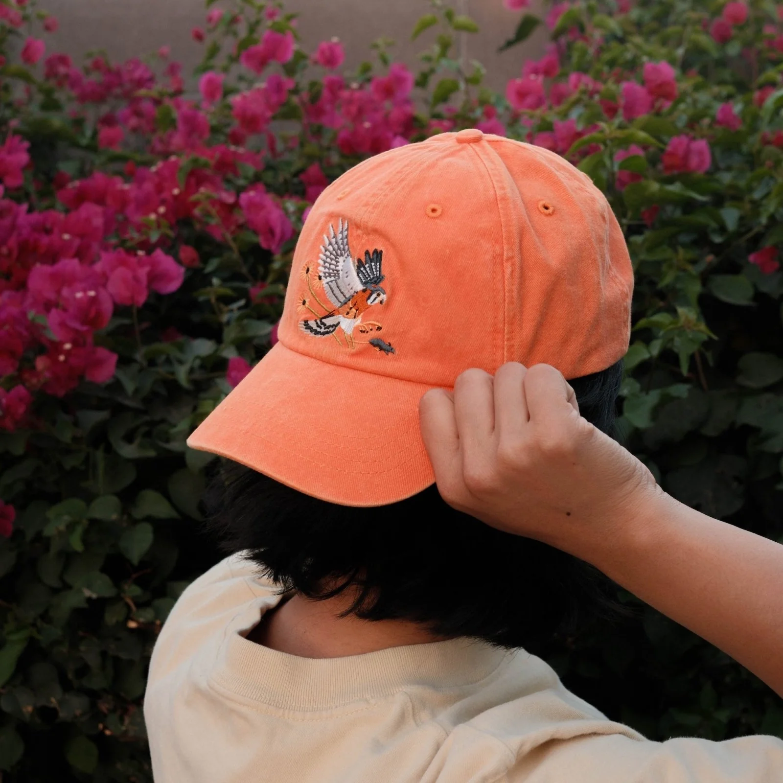 American Kestrel Washed Hat - Image 5
