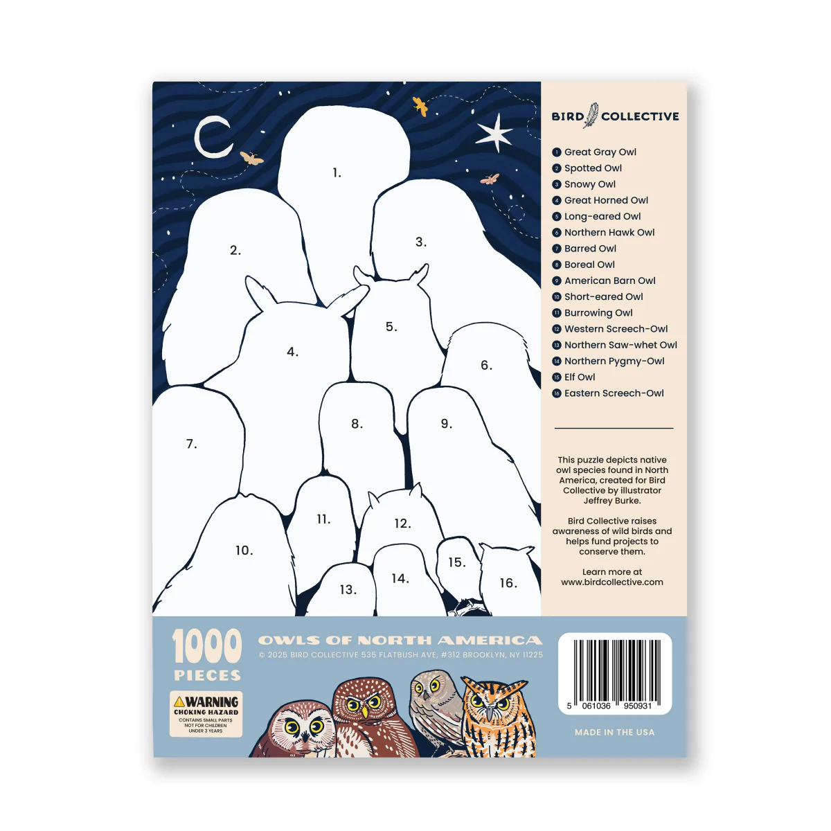 Owls of North America Puzzle - Image 5