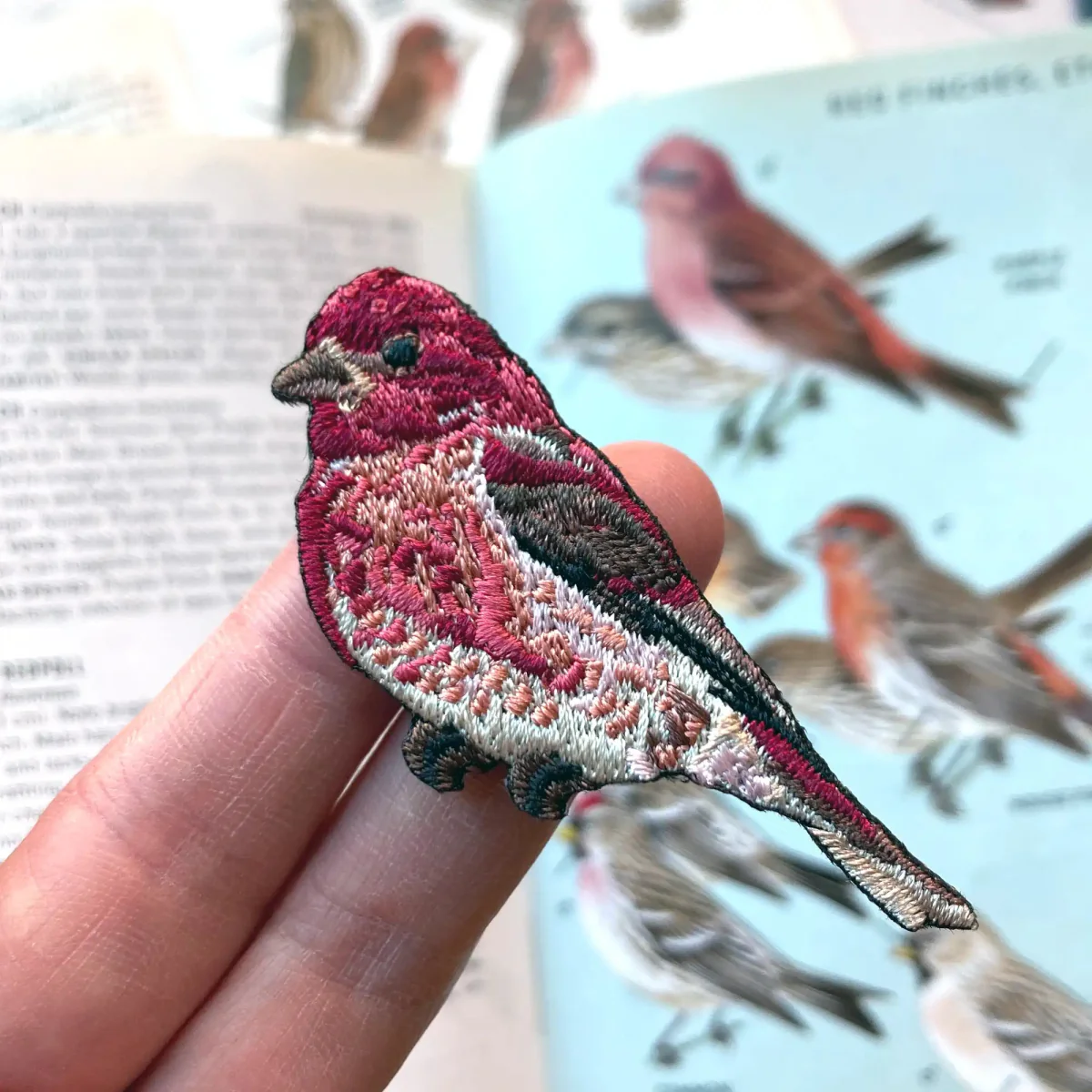 Purple Finch Patch - Image 2