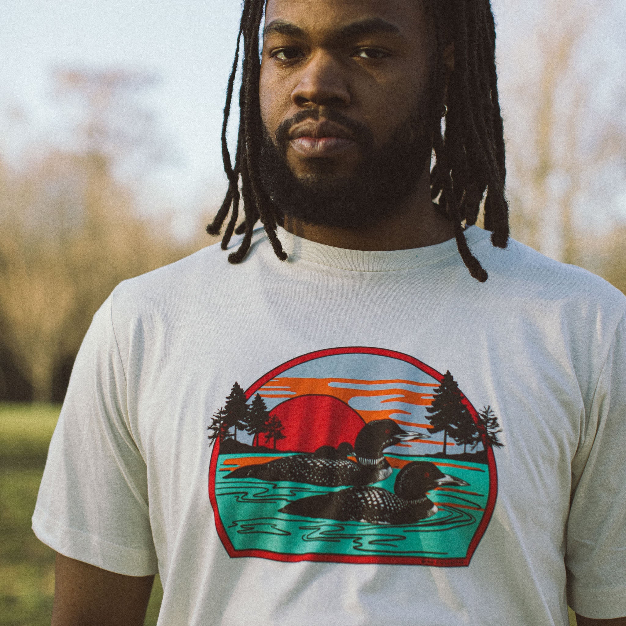 Retro Common Loon Lightweight Tee - Image 5