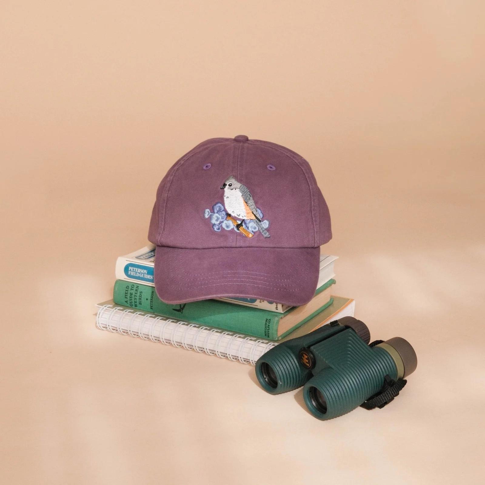 Tufted Titmouse Washed Hat - Image 4