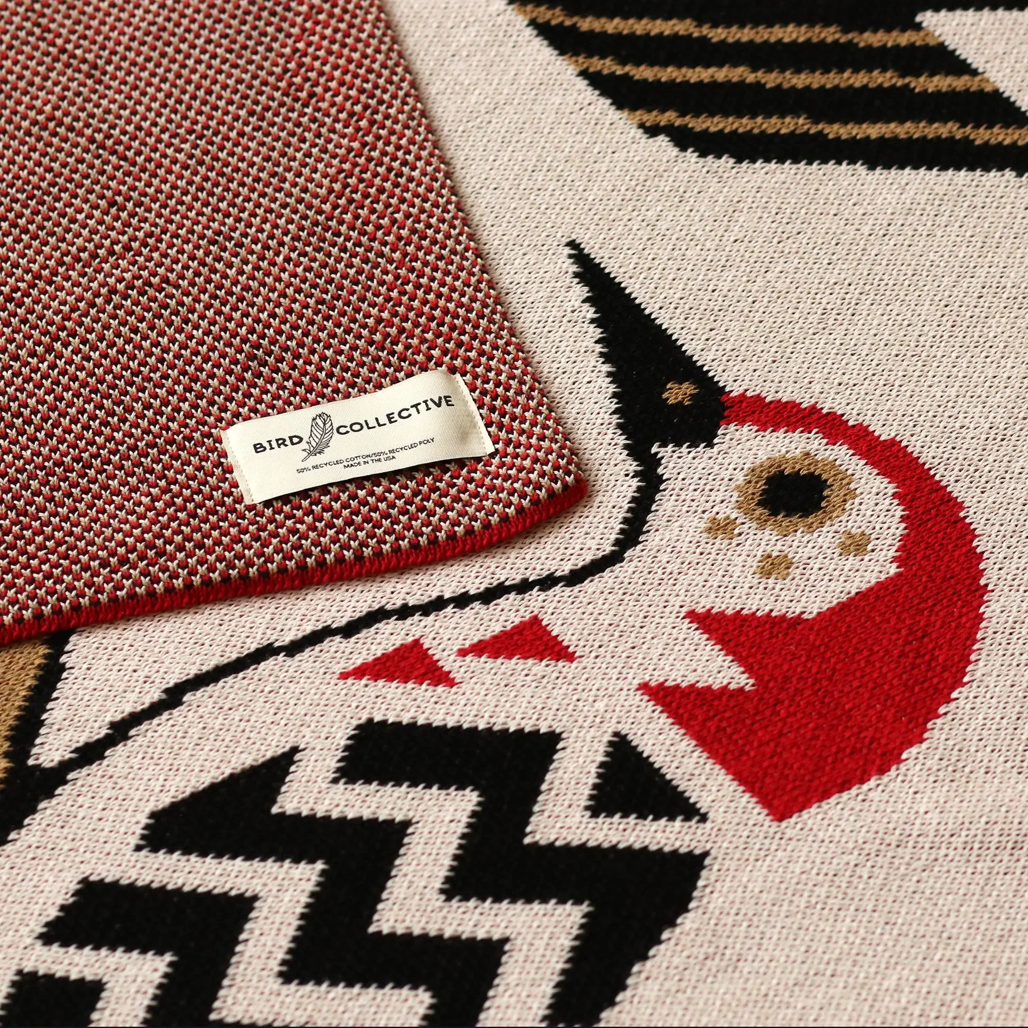 Woodpeckers of North America Knit Blanket - Image 3